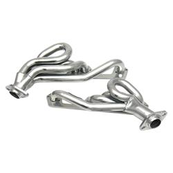 JBA Silver Ceramic Short Headers 96-03 Durango, Dakota 5.2L,5.9L - Click Image to Close